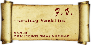 Franciscy Vendelina névjegykártya